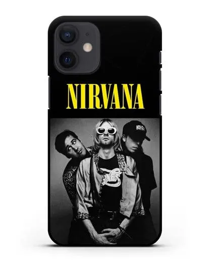 Чехол с фотографией Nirvana силиконовый для iPhone 12 mini