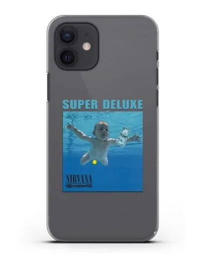 Чехол Nirvana с постером альбома Nevermind силиконовый для iPhone 12