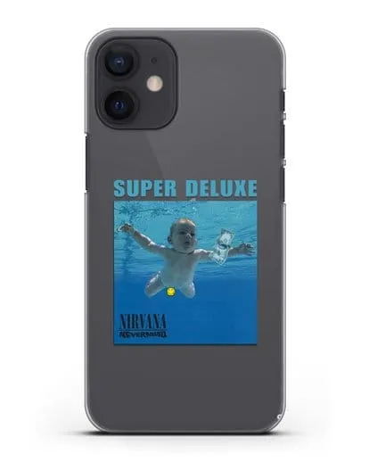 Чехол Nirvana с постером альбома Nevermind силиконовый для iPhone 12 mini