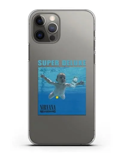 Чехол Nirvana с постером альбома Nevermind силиконовый для iPhone 12 Pro
