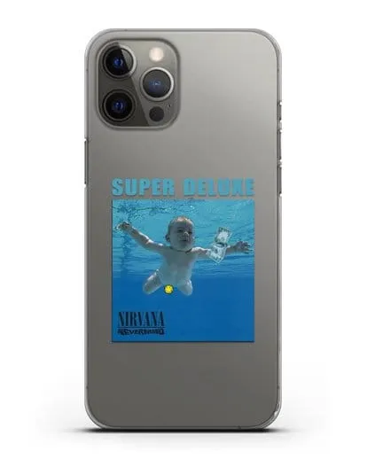 Чехол Nirvana с постером альбома Nevermind силиконовый для iPhone 12 Pro Max