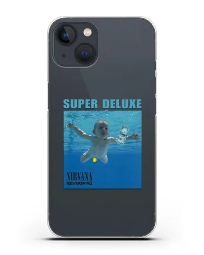 Чехол Nirvana с постером альбома Nevermind силиконовый для iPhone 13 Mini