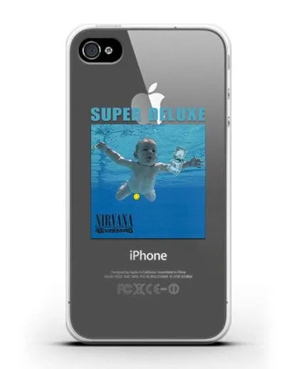 Чехол Nirvana с постером альбома Nevermind силиконовый для iPhone 4/4s