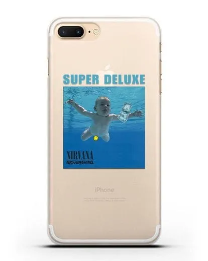 Чехол Nirvana с постером альбома Nevermind силиконовый для iPhone 8 Plus