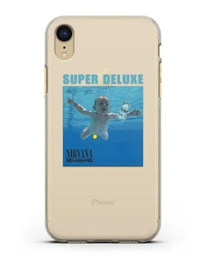 Чехол Nirvana с постером альбома Nevermind силиконовый для iPhone XR