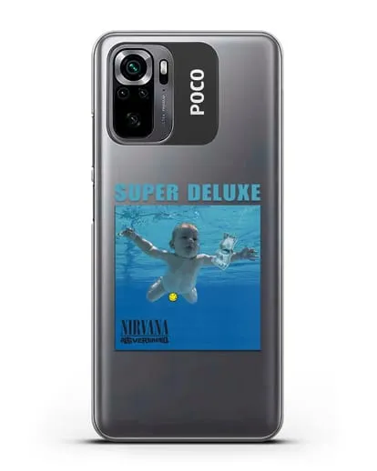 Чехол Nirvana с постером альбома Nevermind силиконовый для Xiaomi Poco M5s