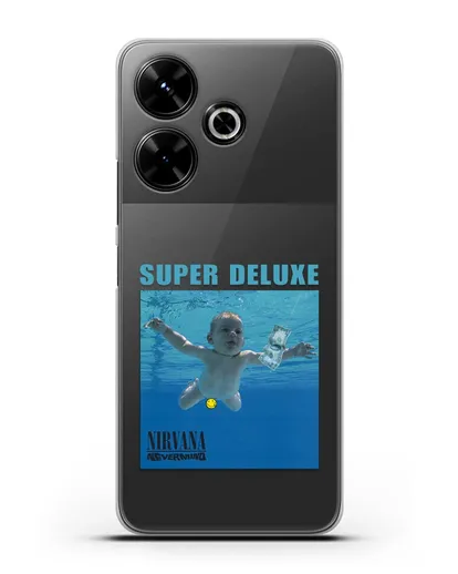 Чехол Nirvana с постером альбома Nevermind силиконовый для Xiaomi Poco M6