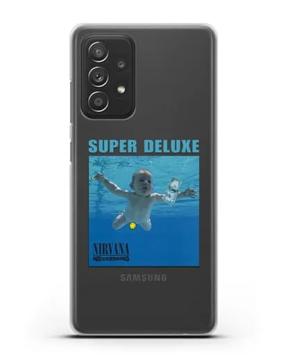 Чехол Nirvana с постером альбома Nevermind силиконовый для Samsung Galaxy A53