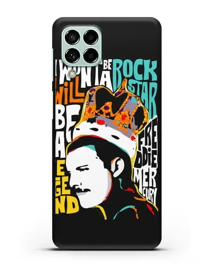 Чехол с иллюстрацией Фредди Меркури силиконовый для Samsung Galaxy M53 [SM-M536]