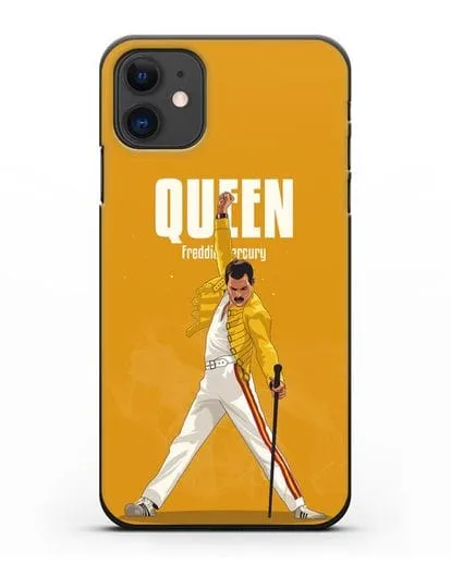 Чехол с иллюстрацией Queen Freddie Mercury силиконовый для iPhone 11