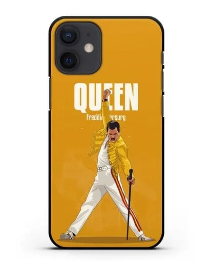 Чехол с иллюстрацией Queen Freddie Mercury силиконовый для iPhone 12 mini