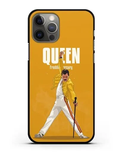 Чехол с иллюстрацией Queen Freddie Mercury силиконовый для iPhone 12 Pro