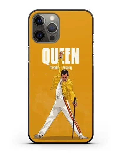 Чехол с иллюстрацией Queen Freddie Mercury силиконовый для iPhone 12 Pro Max