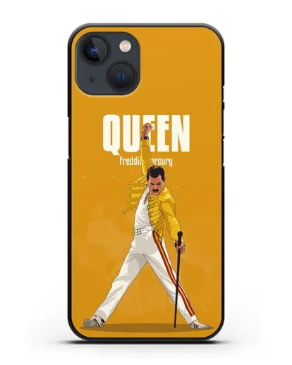 Чехол с иллюстрацией Queen Freddie Mercury силиконовый для iPhone 13