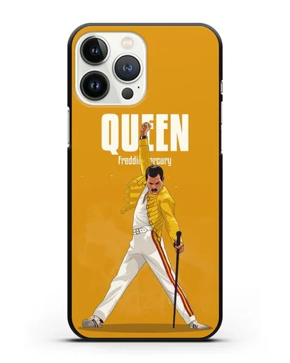 Чехол с иллюстрацией Queen Freddie Mercury силиконовый для iPhone 13 Pro Max