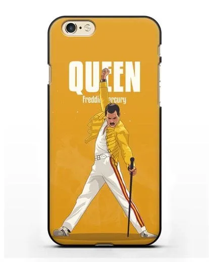 Чехол с иллюстрацией Queen Freddie Mercury силиконовый для iPhone 6