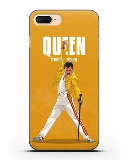 Чехол с иллюстрацией Queen Freddie Mercury силиконовый для iPhone 8 Plus
