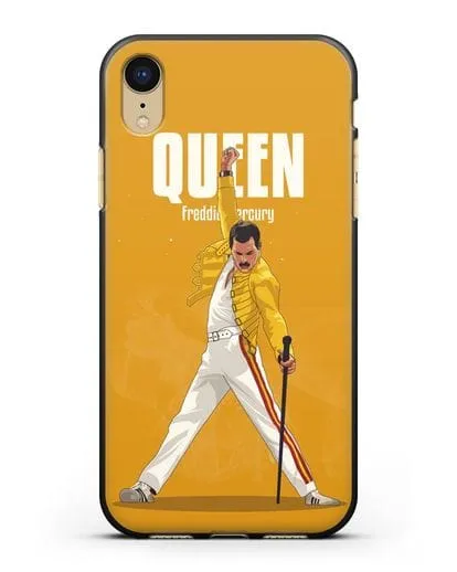 Чехол с иллюстрацией Queen Freddie Mercury силиконовый для iPhone XR