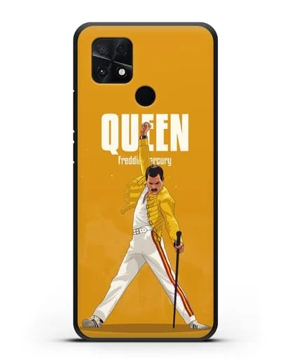 Чехол с иллюстрацией Queen Freddie Mercury силиконовый для Xiaomi Poco C40
