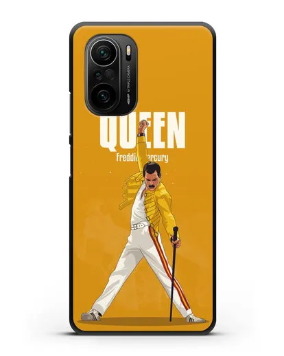 Чехол с иллюстрацией Queen Freddie Mercury силиконовый для Xiaomi Poco F3 Pro