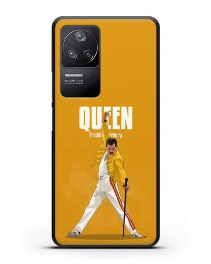 Чехол с иллюстрацией Queen Freddie Mercury силиконовый для Xiaomi Poco F4