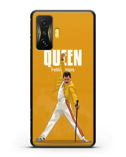 Чехол с иллюстрацией Queen Freddie Mercury силиконовый для Xiaomi Poco F4 GT