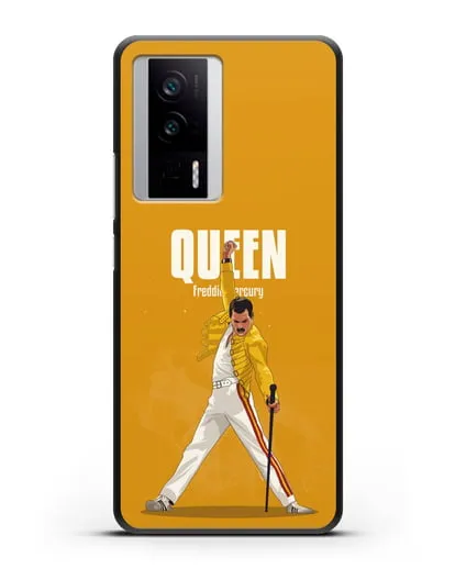 Чехол с иллюстрацией Queen Freddie Mercury силиконовый для Xiaomi Poco F5 Pro