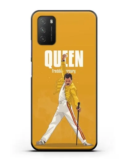Чехол с иллюстрацией Queen Freddie Mercury силиконовый для Xiaomi Poco M3