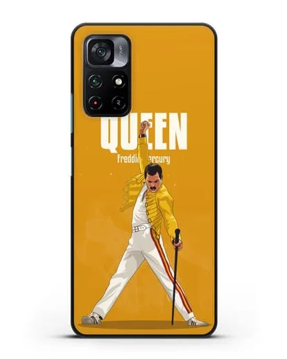 Чехол с иллюстрацией Queen Freddie Mercury силиконовый для Xiaomi Poco M4 Pro 5G