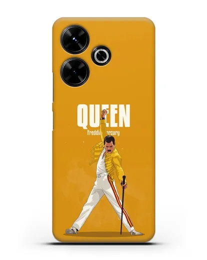 Чехол с иллюстрацией Queen Freddie Mercury силиконовый для Xiaomi Poco M6