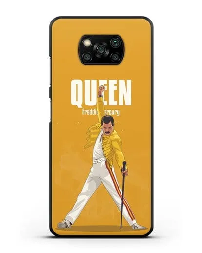 Чехол с иллюстрацией Queen Freddie Mercury силиконовый для Xiaomi Poco X3