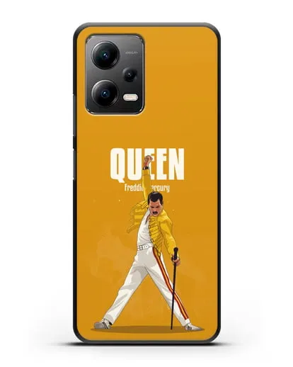 Чехол с иллюстрацией Queen Freddie Mercury силиконовый для Xiaomi Poco X5