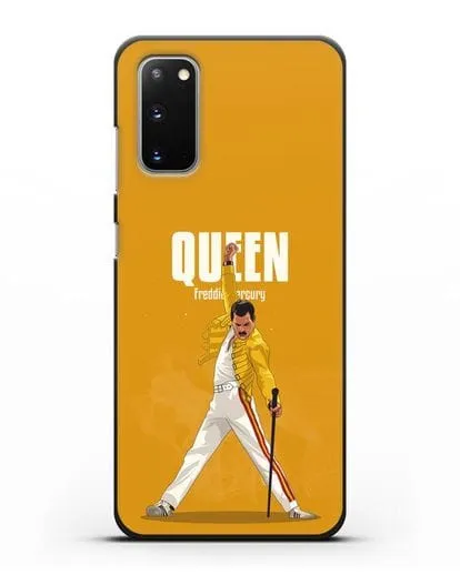 Чехол с иллюстрацией Queen Freddie Mercury силиконовый для Samsung Galaxy S20 [SM-G980F]