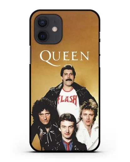Чехол с фотографией группы Queen силиконовый для iPhone 12