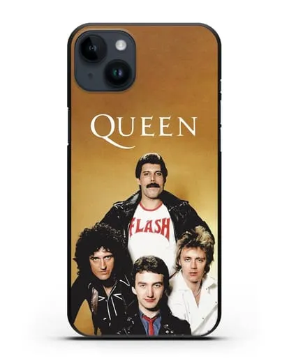Чехол с фотографией группы Queen силиконовый для iPhone 14 Plus