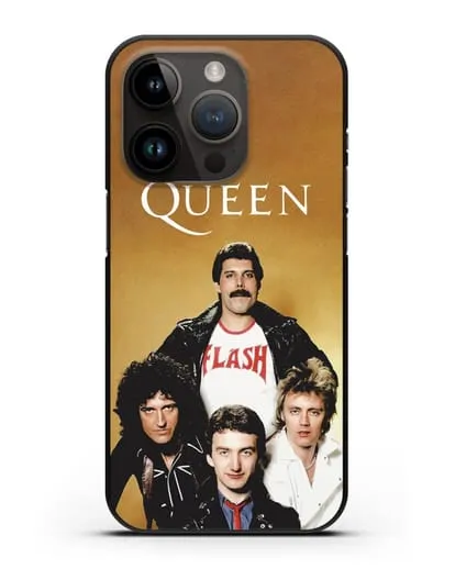Чехол с фотографией группы Queen силиконовый для iPhone 14 Pro