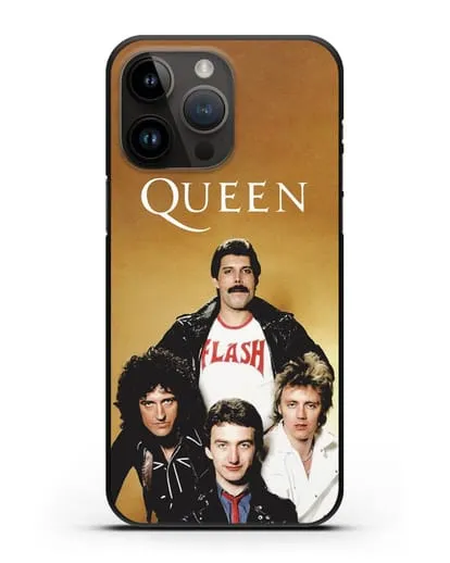 Чехол с фотографией группы Queen силиконовый для iPhone 14 Pro Max