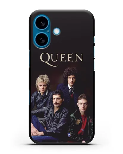 Чехол с изображением группы Queen силиконовый для iPhone 16