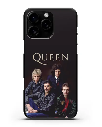 Чехол с изображением группы Queen силиконовый для iPhone 16 Pro Max