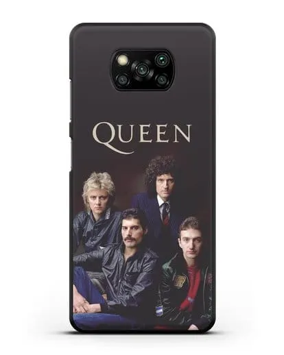 Чехол с изображением группы Queen силиконовый для Xiaomi Poco X3