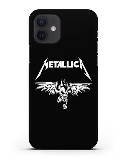 Чехол с символикой Metallica силиконовый для iPhone 12