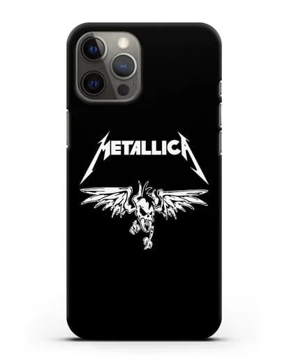 Чехол с символикой Metallica силиконовый для iPhone 12 Pro Max