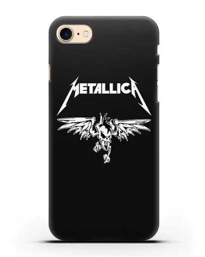 Чехол с символикой Metallica силиконовый для iPhone 7