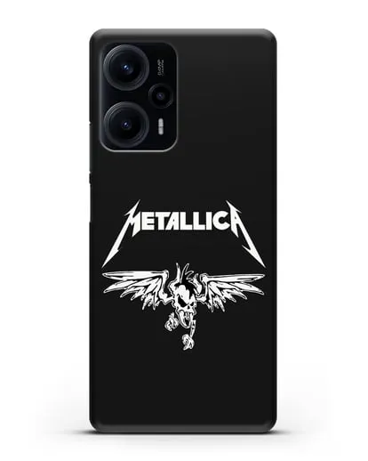 Чехол с символикой Metallica силиконовый для Xiaomi Poco F5