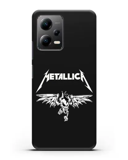 Чехол с символикой Metallica силиконовый для Xiaomi Poco X5