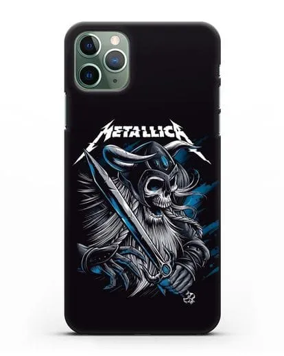 Чехол с иллюстрацией Metallica силиконовый для iPhone 11 Pro