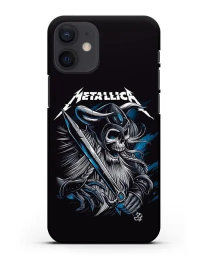 Чехол с иллюстрацией Metallica силиконовый для iPhone 12 mini