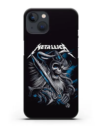 Чехол с иллюстрацией Metallica силиконовый для iPhone 13