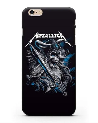 Чехол с иллюстрацией Metallica силиконовый для iPhone 6 Plus