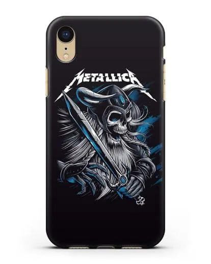 Чехол с иллюстрацией Metallica силиконовый для iPhone XR